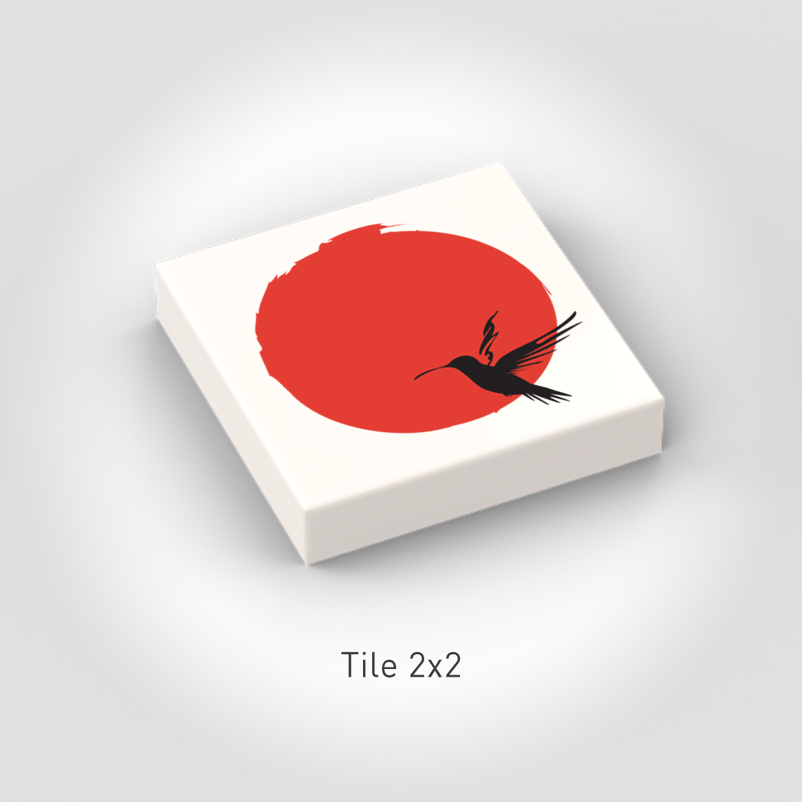 Japon - drapeau oiseau 1