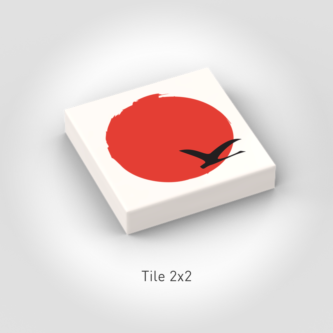 Japon - drapeau oiseau 2