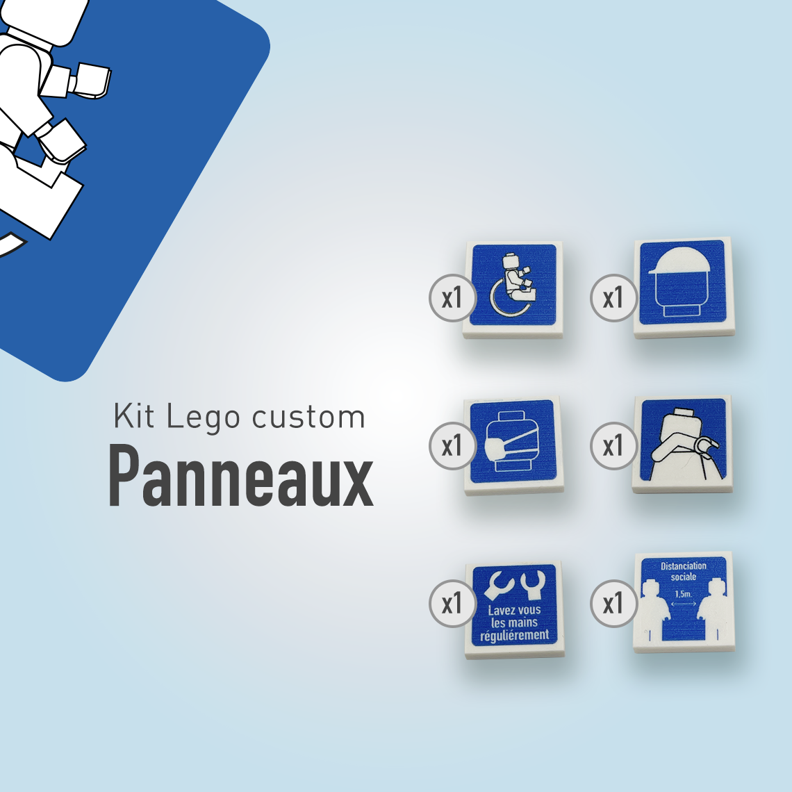 Kit custom LEGO® - Panneaux