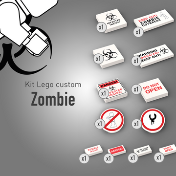 Kit custom LEGO® - Zombie